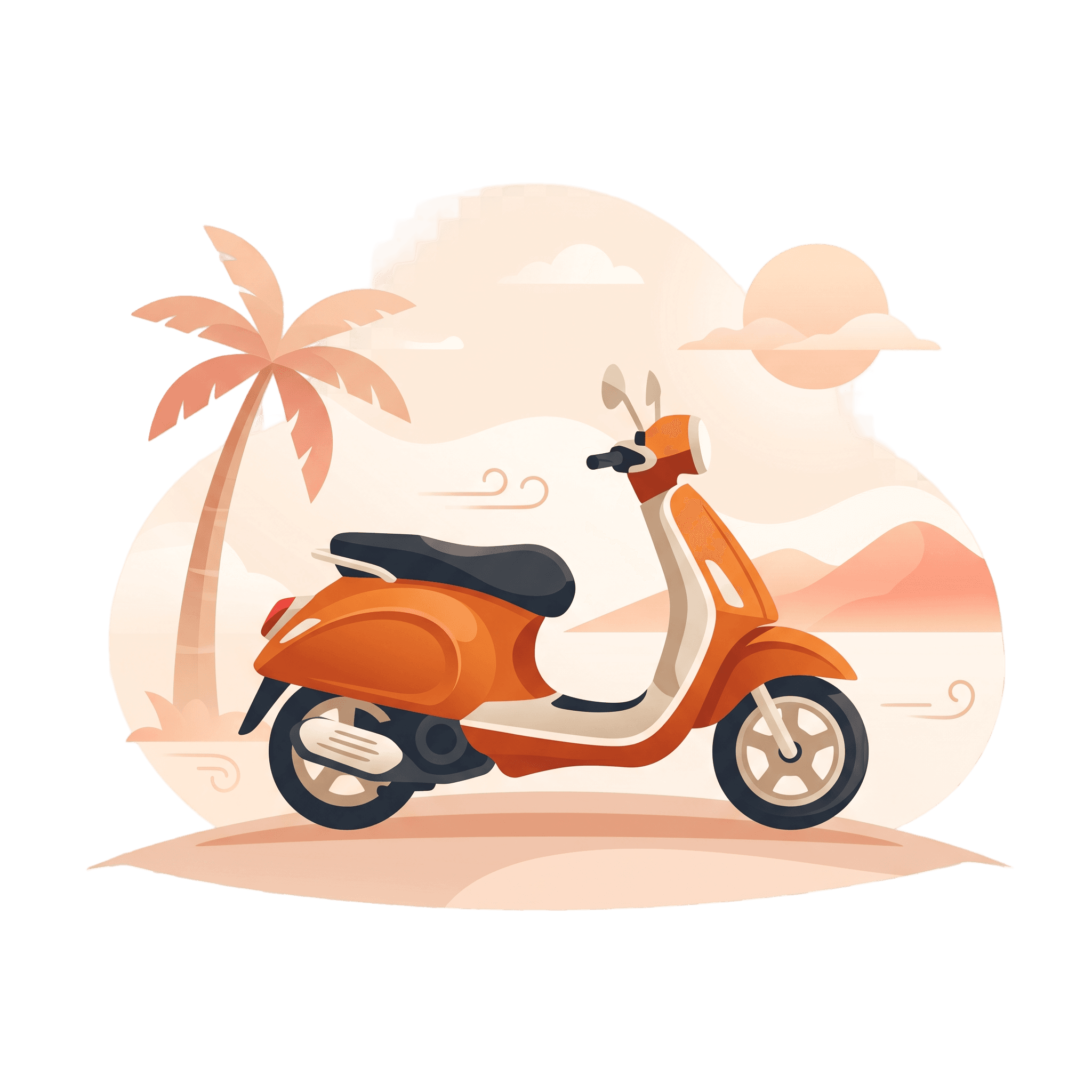 Ride your scooter